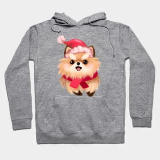 Cute Pomeranian Drawing Hoodie